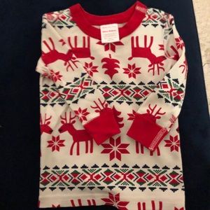 Hanna Andersson Dear Deer Holiday 2-piece PJs